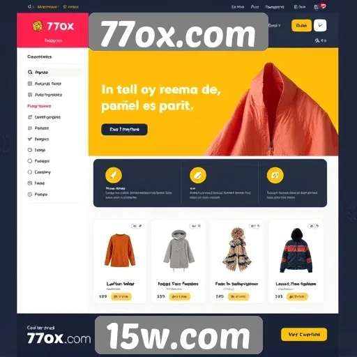 Interface do usuário em 77ox.com é intuitiva